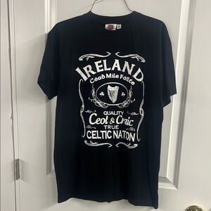 Black Ireland Graphic T-Shirt